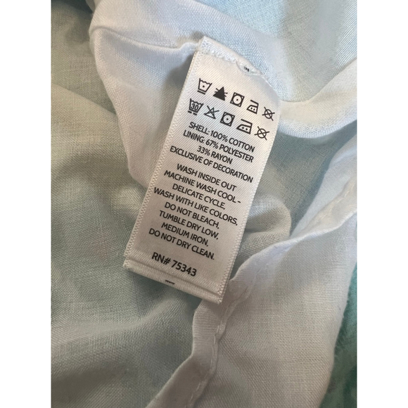 GIRLS CYNTHIA ROWLEY Dress 8 Printed Tank Long - Picture 9 of 9